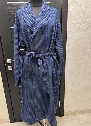 Халат теплий унісекс, байка, 100% бавовна