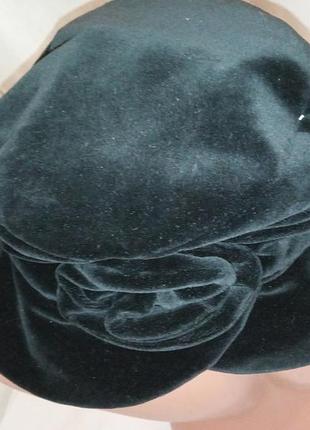 Шляпа женская велюровая р. 59