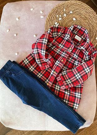 Чудовий осінній дует сорочка та джинси
