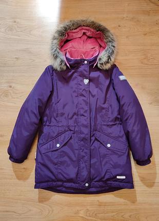 Зимняя куртка парка lenne 128+6, 7-9 лет