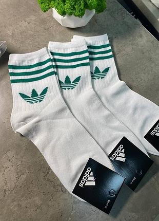 Носки adidas высокие 12 шт белые