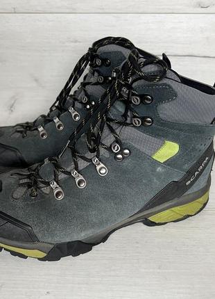 Жіночі трекінгові черевики scarpa zg trek gore-tex замша легкі на мембрані