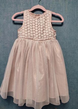 Красива, святкова сукня на дівчинку pepco 104см