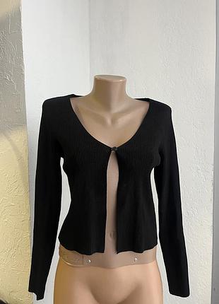 Кардиган в рубчик на ґудзику, лонгслів в рубчик, лонгслив в рубчик