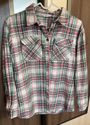 Сорочка в клітинку candy для дівчинки на зріст 140/146 см