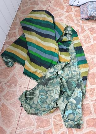 Шарф,палантин, двусторонний