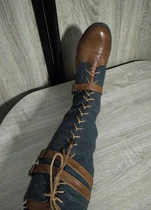 Нові високі ботінки-сапожки для верхової їзди