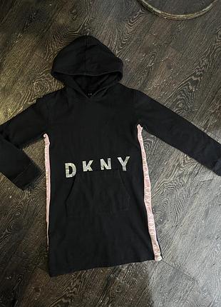 Трикотажное платье для девочки dkny