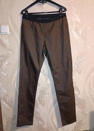 Лосіни жіночі коричневі талія на резинці