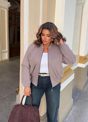 Жіночий кашеміровий бомбер, кашемір ялинка, кашеміровий бомбер на блискавці