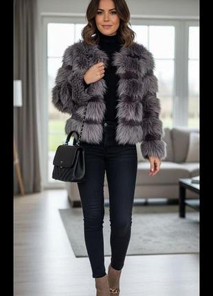 Короткая шубка женская vera lucy