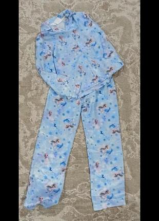 Пижамы эльза холодное сердечко 2 шт