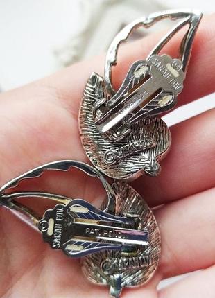 Комплект sarah coventry клипсы и браслет, винтаж3 фото