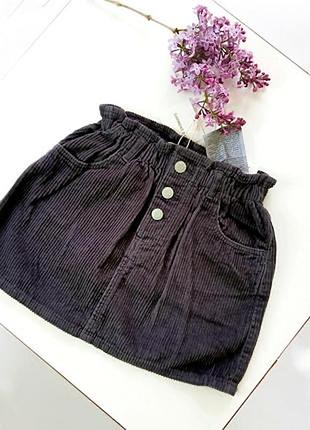 Вельветова спідниця зара