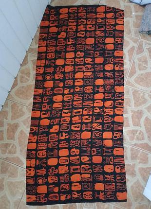 Шарф шелковый палантин