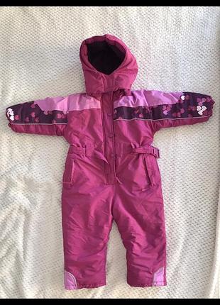 Зимовий комбінезон для дівчинки topomini розмір 92