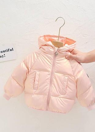 Куртка 121, р.140, персиковый