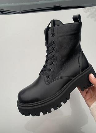 Акция 🔥🔥! стильные ❄️кожаные ботинки 1600 грн