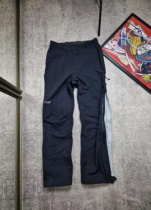 Флагманські трекінгові водонепроникні штани самоскиди rab bergen pants gtx gore-tex багатофункціональні