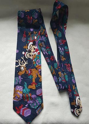 Новорічна краватка mickey mouse міккі маус