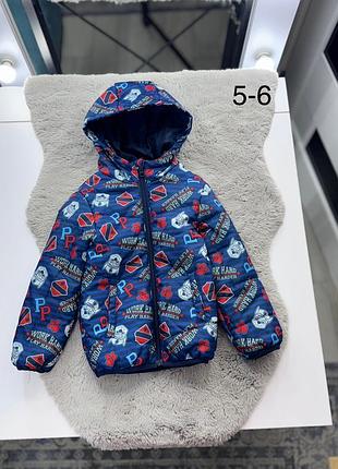 Куртка курточка осінь весна щенячий патруль для хлопчика 5-6 років