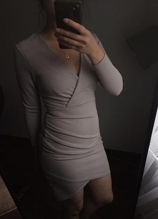 Платье трикотажное