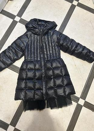 Пуховик на дівчинку 116/122