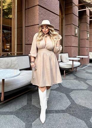 Жіноча гарна сукня з декольте | 230