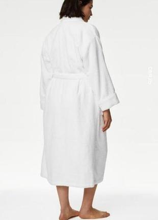 Халат белый хлопок marks &amp; spencer s
