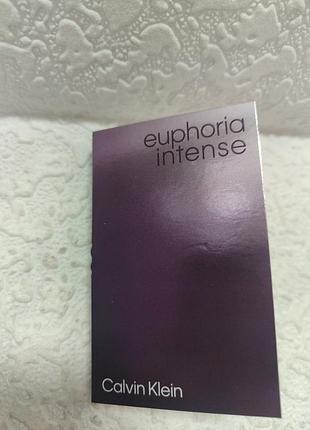 Парфумований пробник  calvin klein euphoria intense. 1.2мл