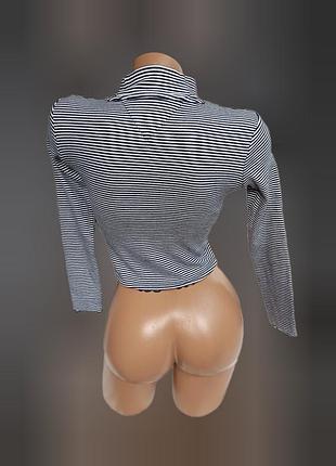 Блендеровый гольф в рубчик для девочки подростка 6