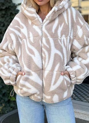 Теплая осанка женская куртка тедди, куртка Мехушкушка для девочек