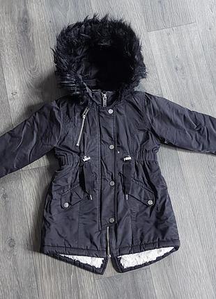Зимняя парка куртка для девочки