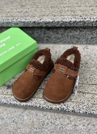 Зимние лоферы на девочку