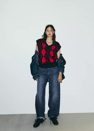 Жилет жіночий в ромби zara new