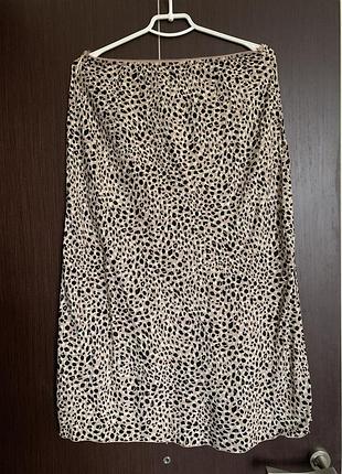 Стильная вискозная юбка-миди