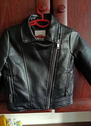 Шкіряна курточка розмір 92 - 98