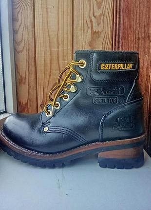 Ботинки кожаные ортопедические caterpillar унисекс (38)