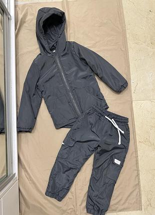 Костюм з плащівки на флісі демісезон