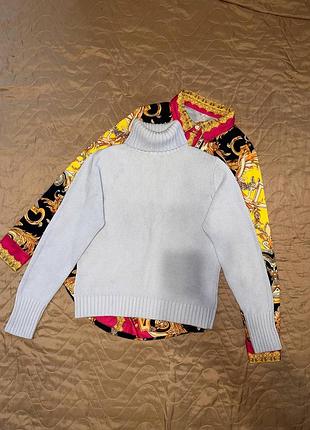 Свитер вязаный трикотажный