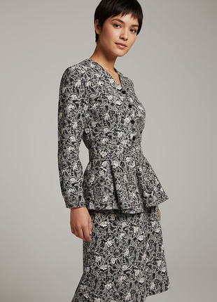 Платье st.michael миди с цветочным принтом