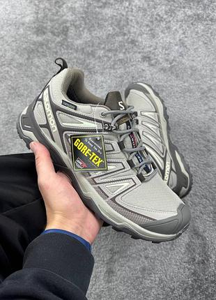 Salomon speed cross pro gore tex all beige brown