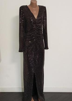 Довга сукня в блестки ,дорогова бренда monsoon , нарядна,святкова