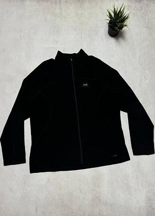 Флісова кофта фліска чоловіча чорна helly hansen оригінал преміальна xl