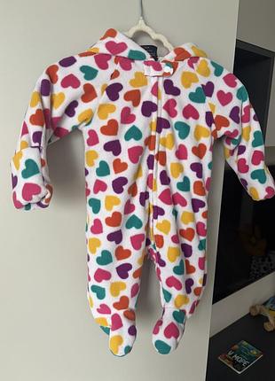 Флісовий чоловічок 0-3 міс