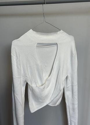 Кроп-топ amisu, білий, розмір l