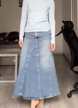 Джинсова спідниця zara