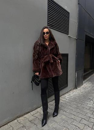 Шубка из экомеха 😍 снова в наличии 🔥🔥