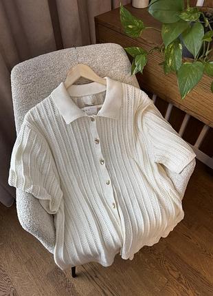 Кофта, светр на короткий рукав h&m