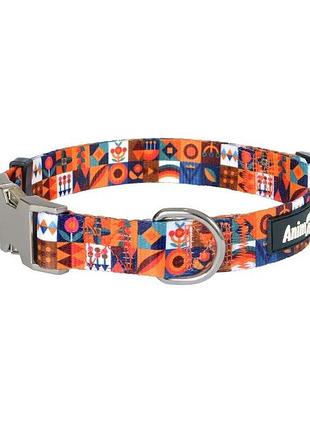 Ошейник animall hl-c-t001a l-2 2.5x40-65 см абстракция (2000981199166)